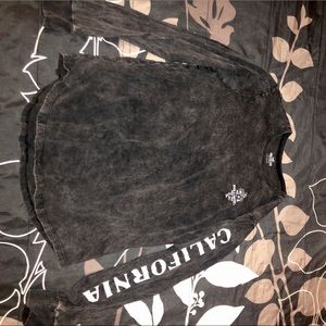 Hollister Rustic Gray Long Sleeve Shirt